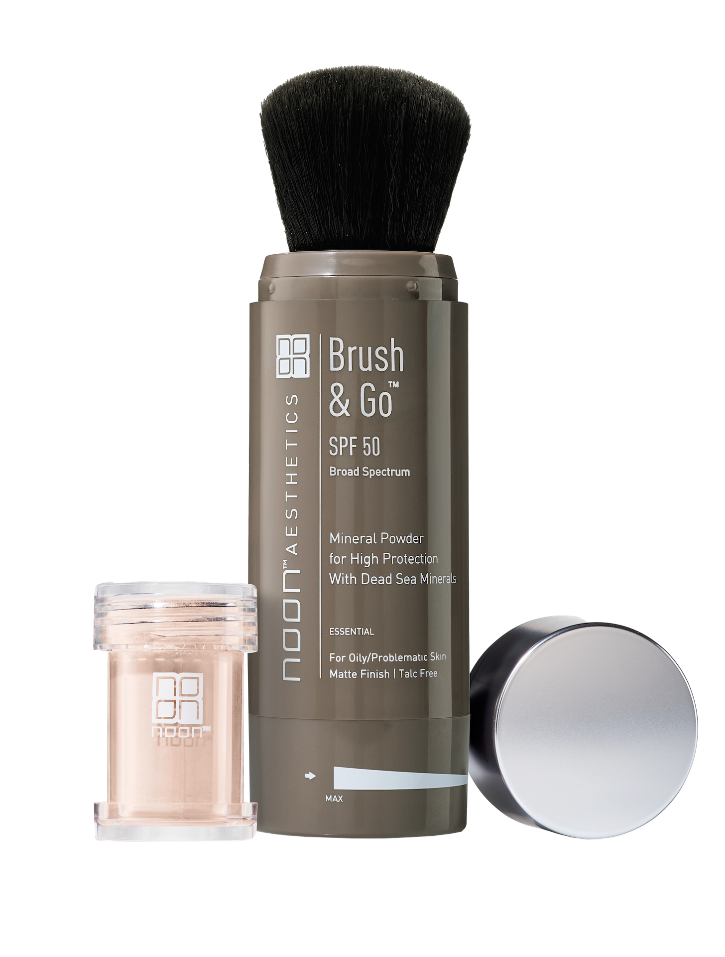 Brush&Go™ Mineral Sun Protection Powder - Oily / Problematic Skin SPF 50 Broad Spectrum- 2 x 5 mL